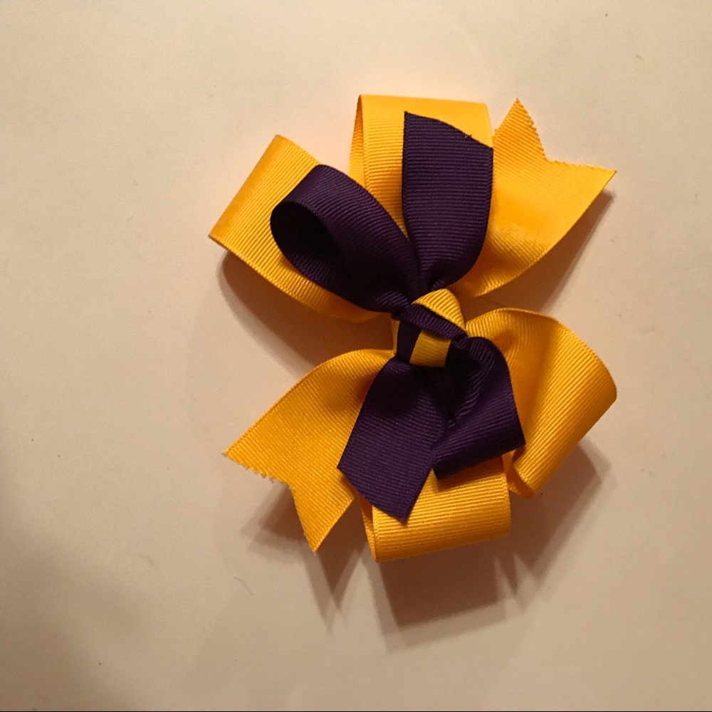 Yellow and Purple Bow💛💜